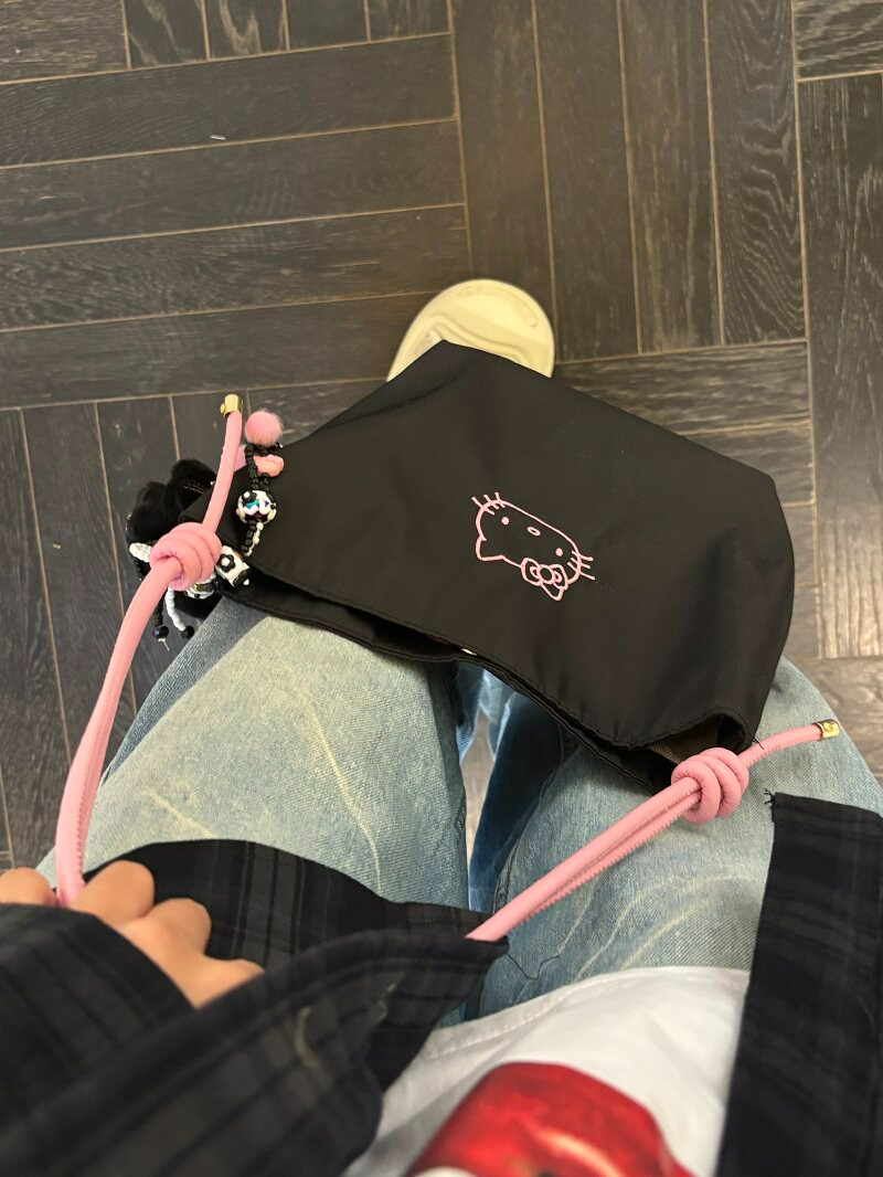 헬로키티 helloKitty 미니 숄더백 토드백 (블랙)