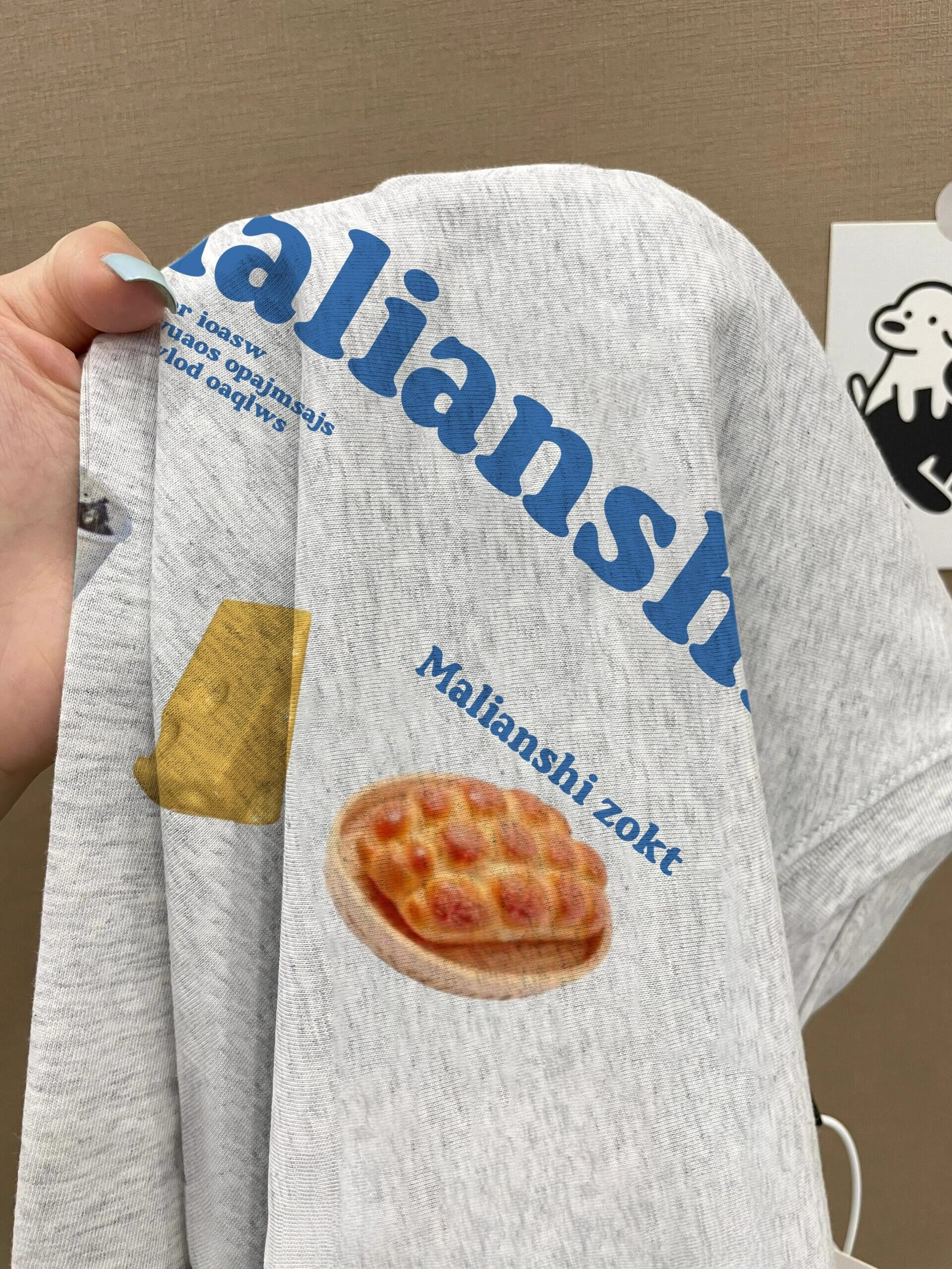 Malianshi 순면 여름 반팔 티셔츠 (그레이) 남녀공용 빅사이즈티