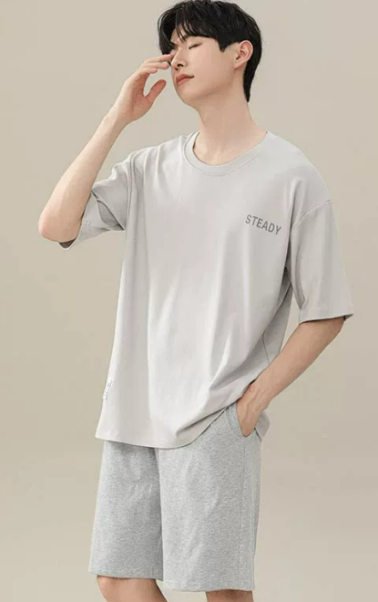 남성 여름 아이스 모달 여름 잠옷 (8종) 반팔 반바지 상하세트