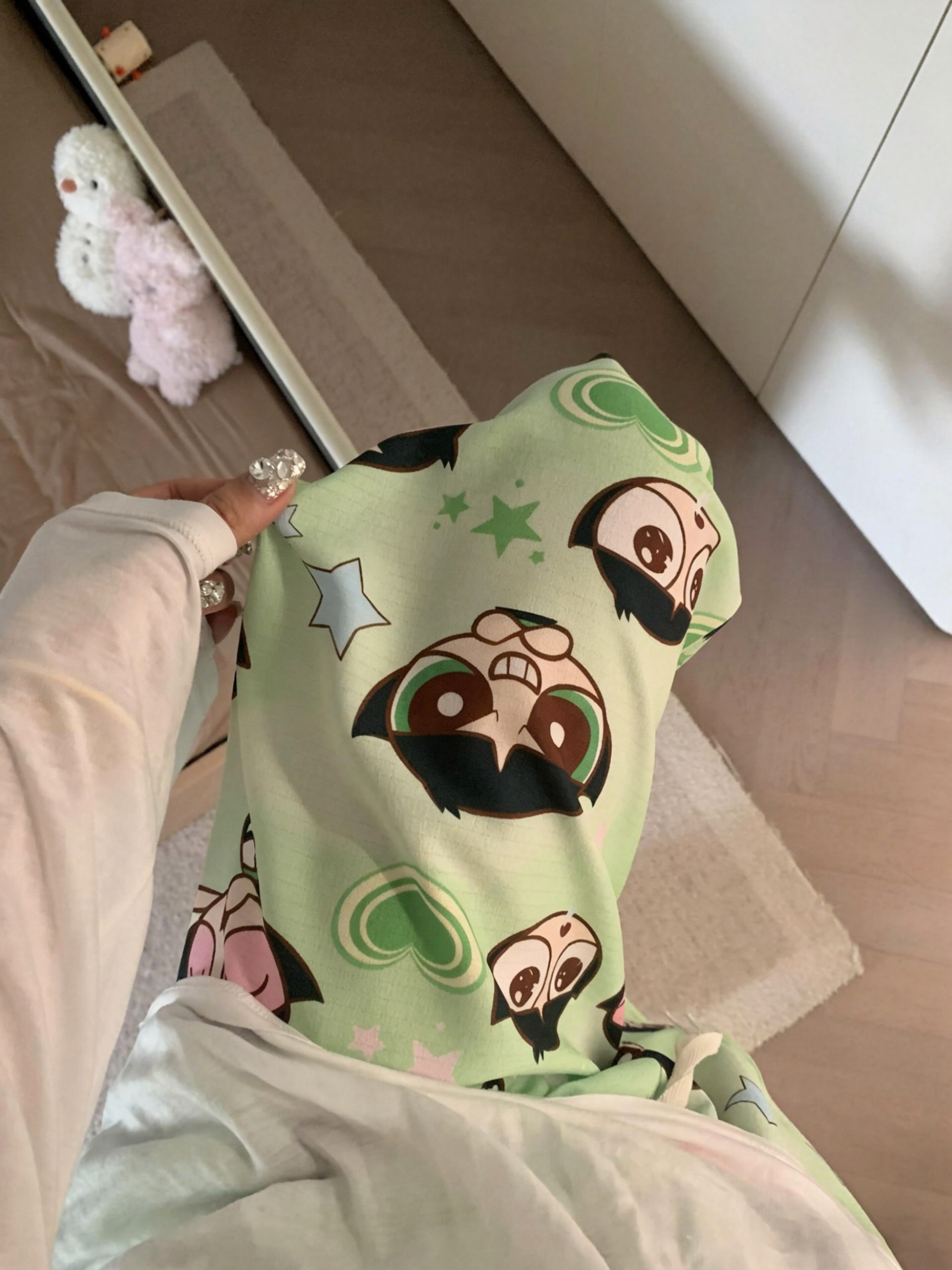 파워퍼프걸 긴바지 잠옷 (민트) 바지 단품 파자마