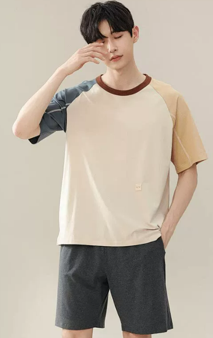남성 여름 아이스 모달 여름 잠옷 (8종) 반팔 반바지 상하세트