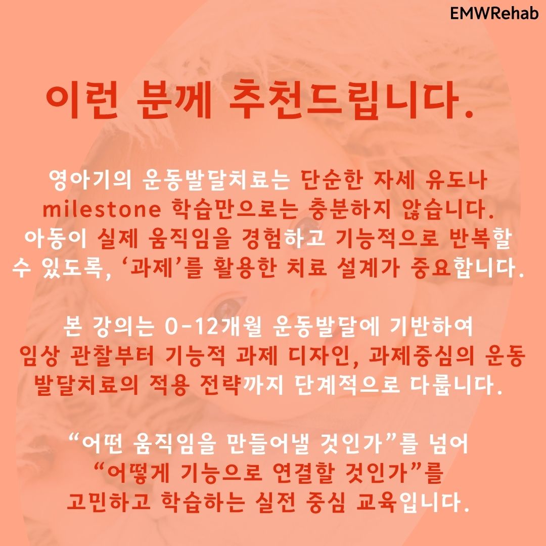 영아기 과제중심의 운동발달치료 접근