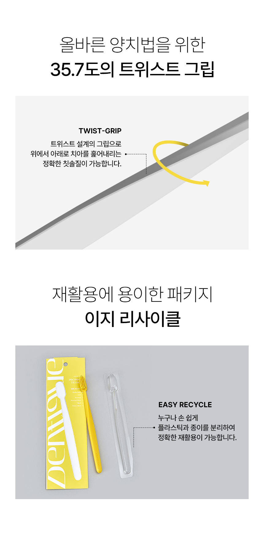 덴띠끄 스탠다드 칫솔