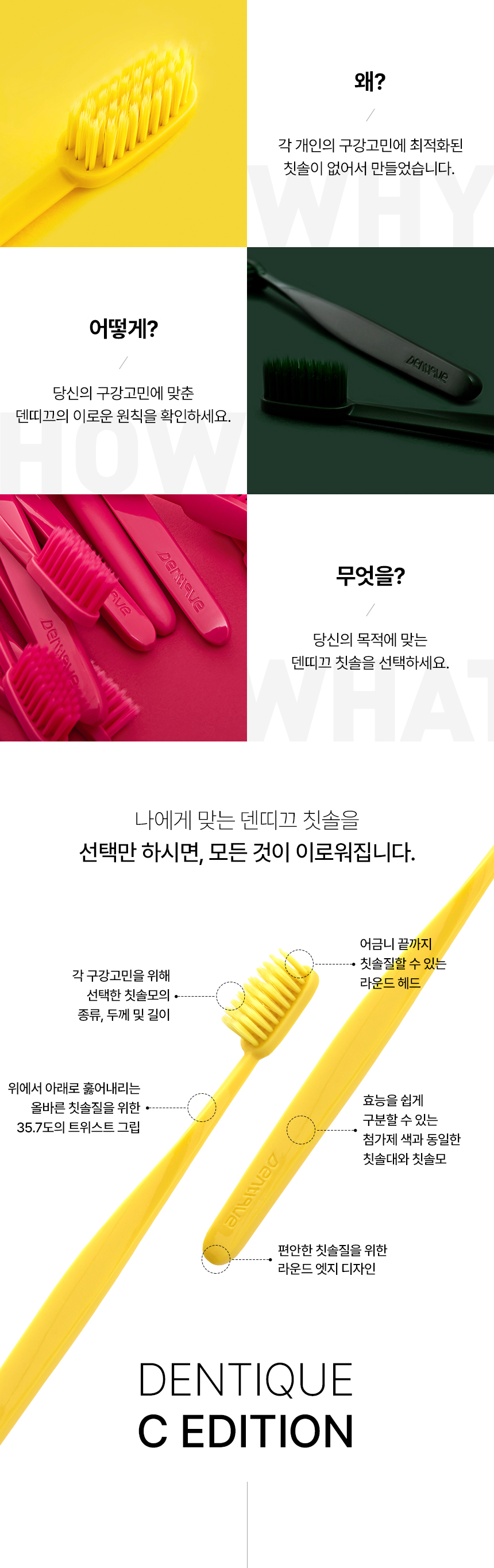 덴띠끄 스탠다드 칫솔