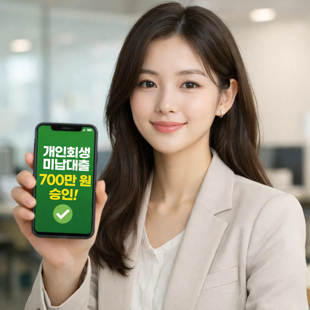 개인회생미납대출 700만 원 승인 사례