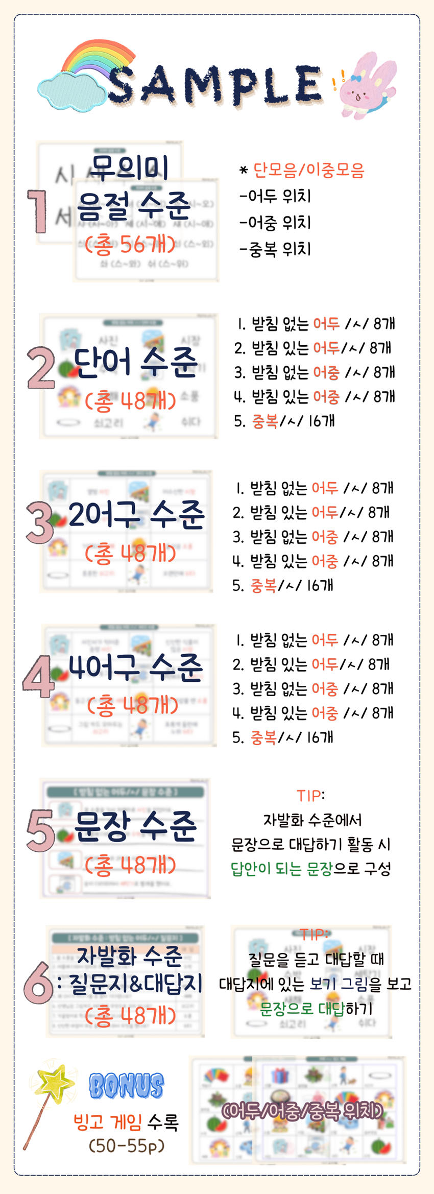 치조마찰음/ㅅ/ 조음 연습[어두,어중,중복위치] [궁구미쌤] : 언어더하기