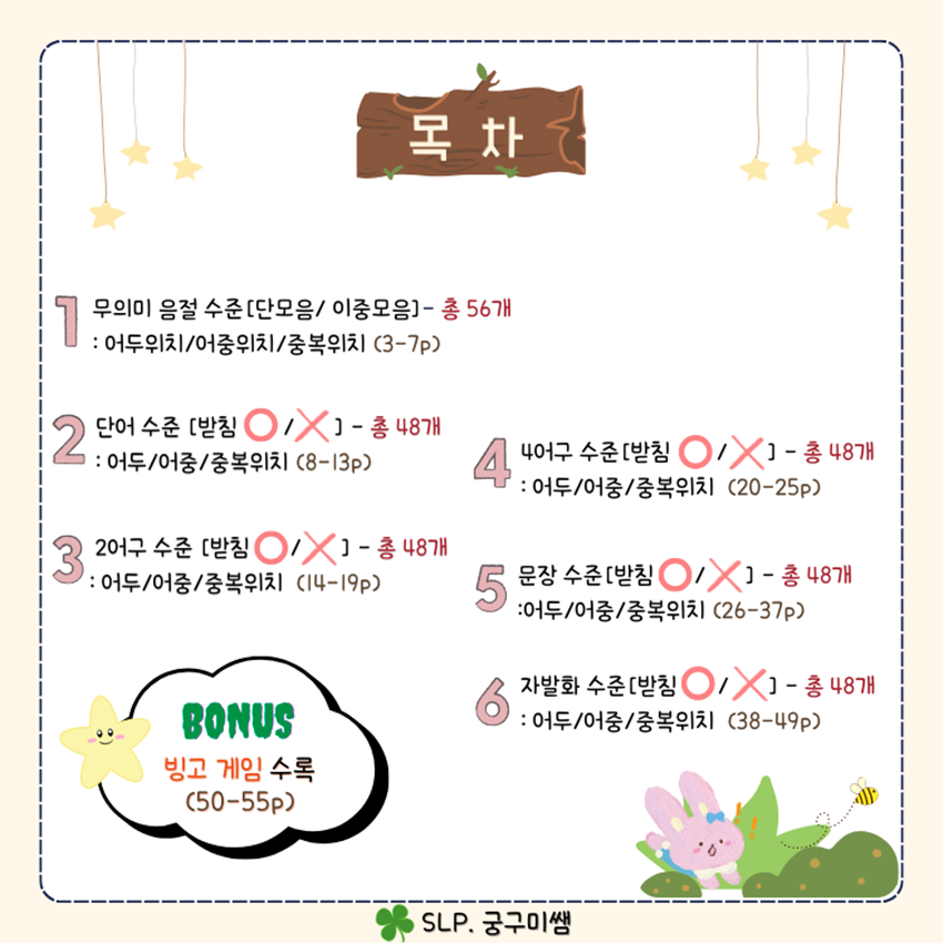 치조마찰음/ㅆ/ 조음 연습[어두,어중,중복위치] [궁구미쌤] : 언어더하기