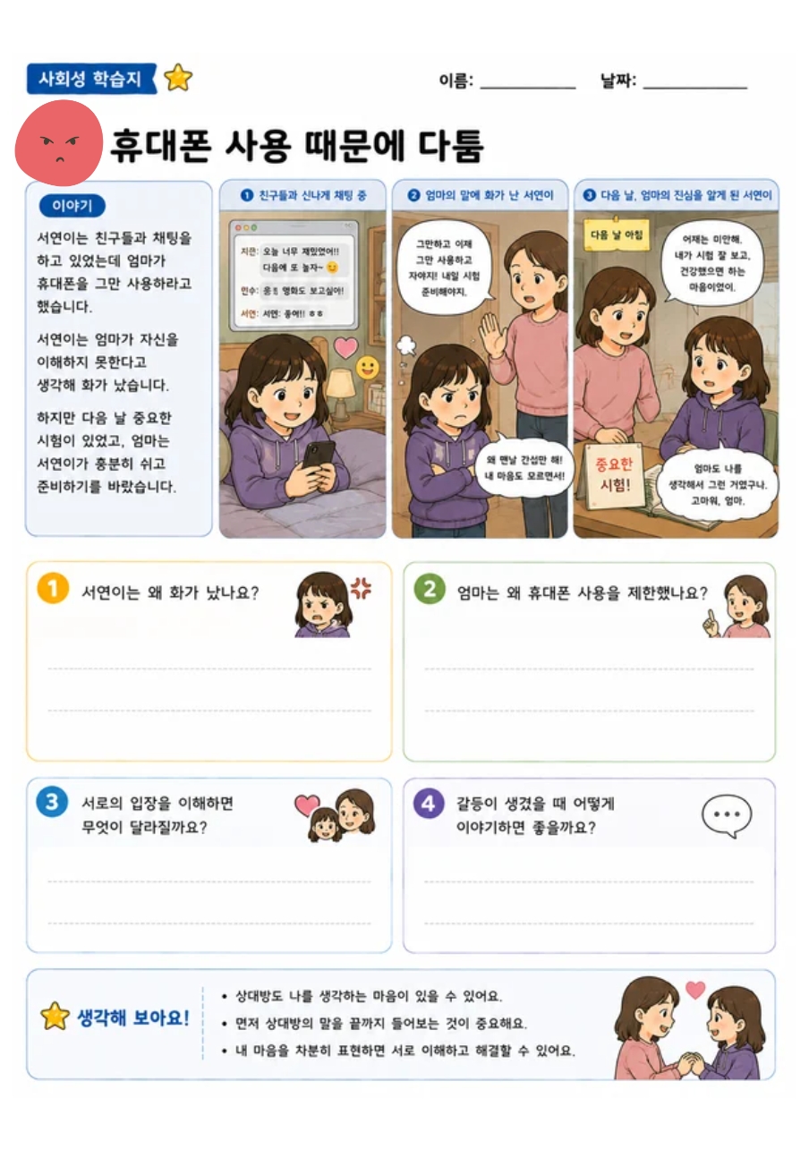 우리가 할께 배우는 사회성이야기