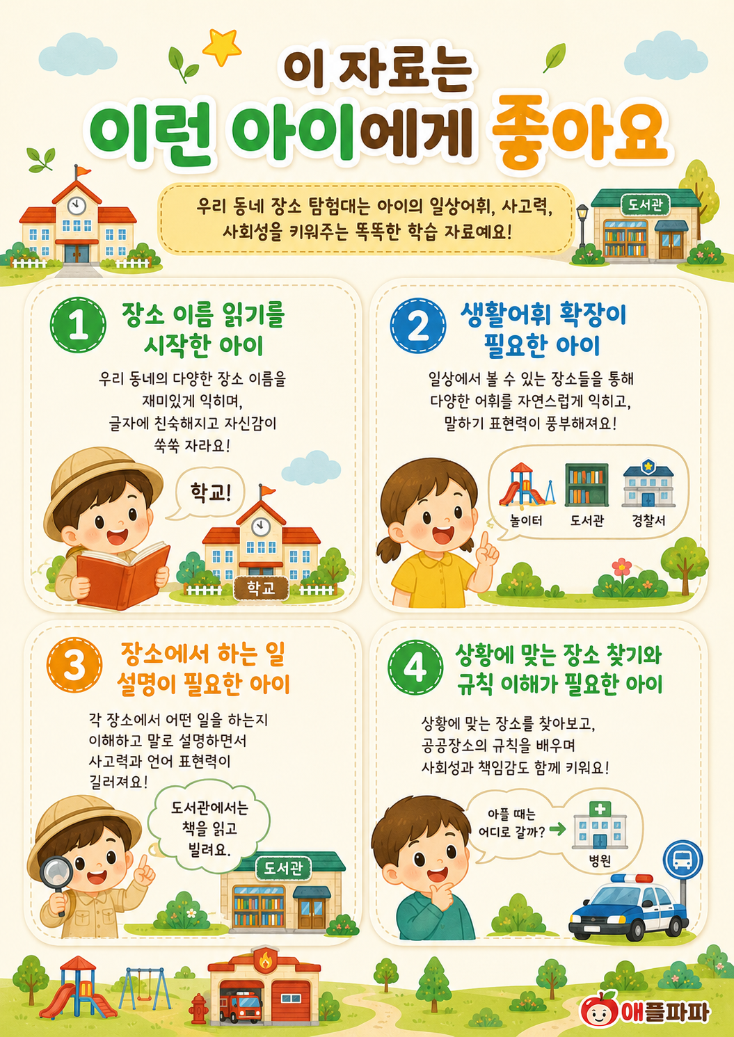 우리동네 장소 탐험대[애플파파]
