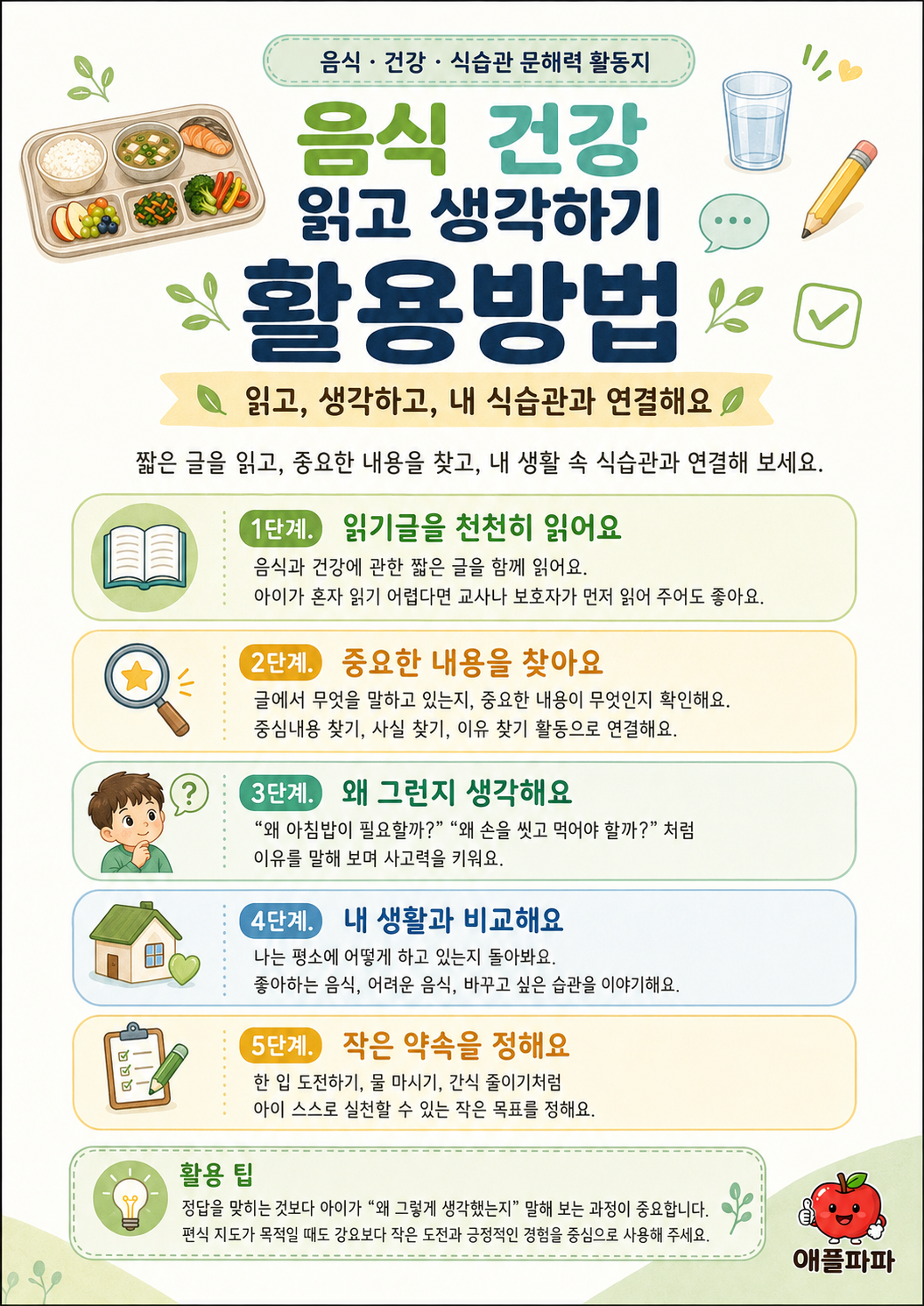 음식과 건강 읽고 생각하기[애플파파]