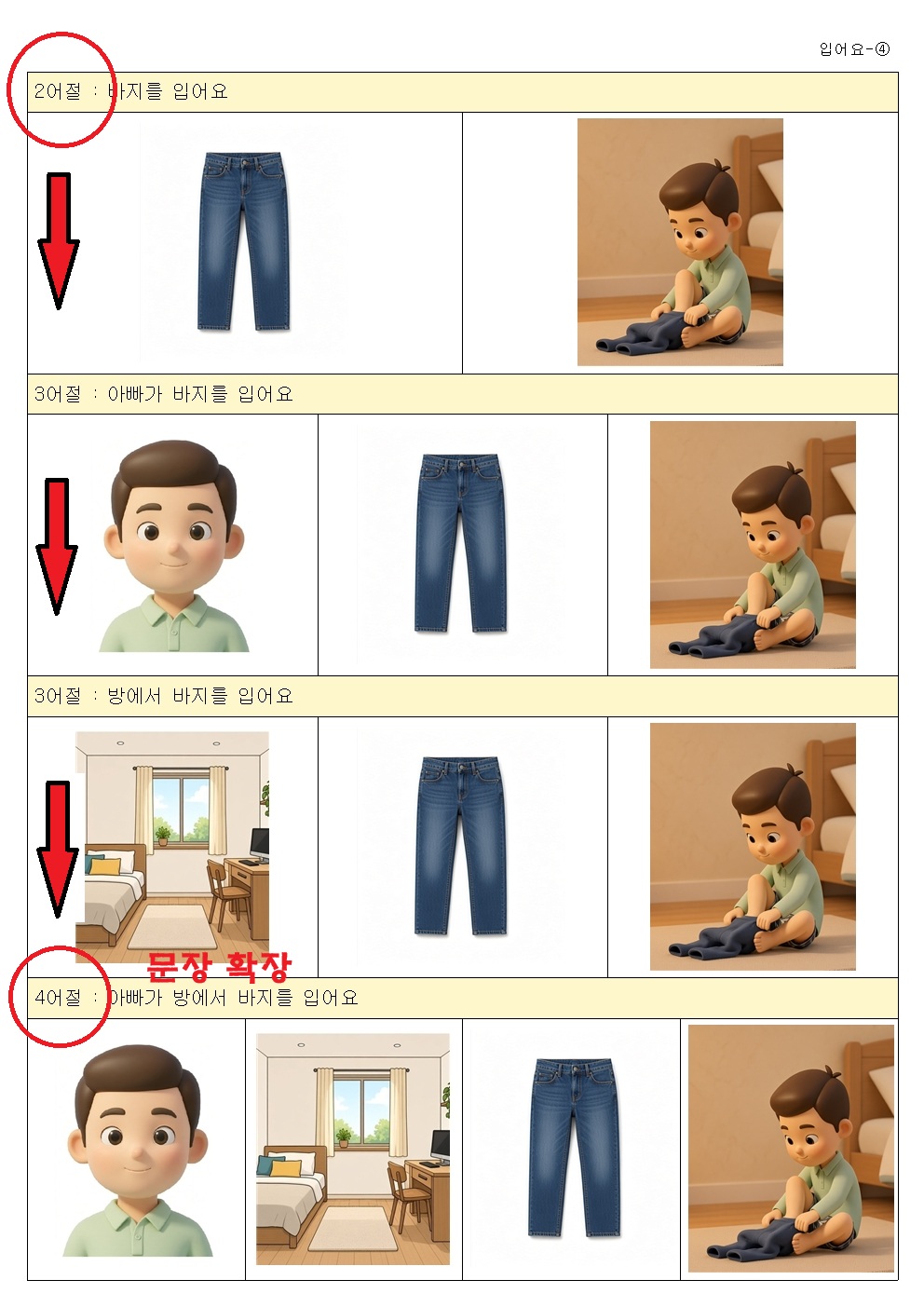 영상으로 재미있는 언어치료 - 쑥쑥 동사 카드 [언어치료 자료실]