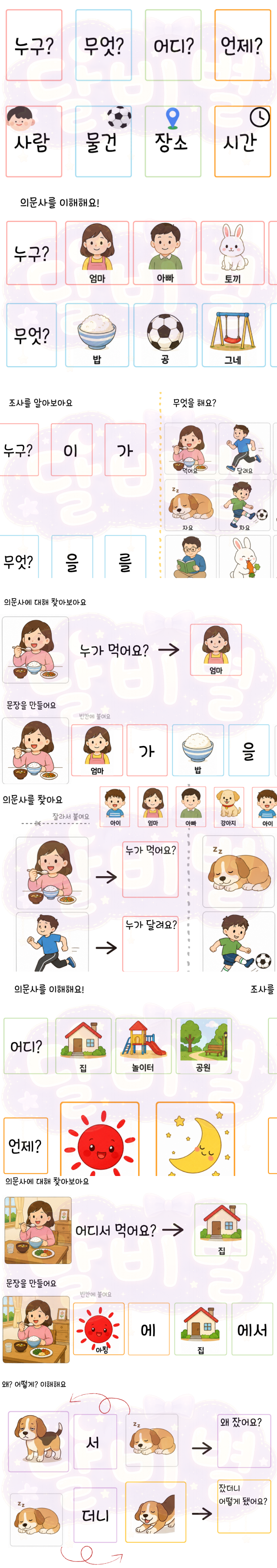 여섯 가지 의문사를 이해해보아요 [달비별]