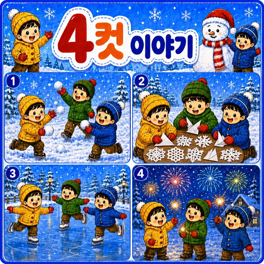 4컷 이야기 2와 3 [그릿쌤]