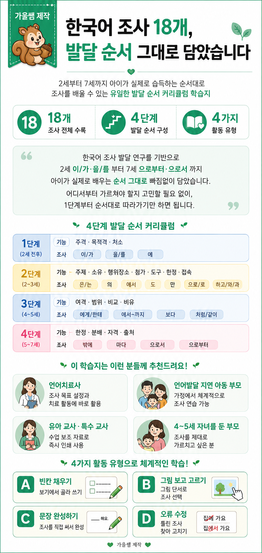 가을쌤의 모든 조사 정복하기[가을쌤]