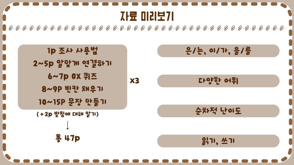 은/는, 이/가, 을/를 [조사 1탄] [부엉쌤] : 언어더하기