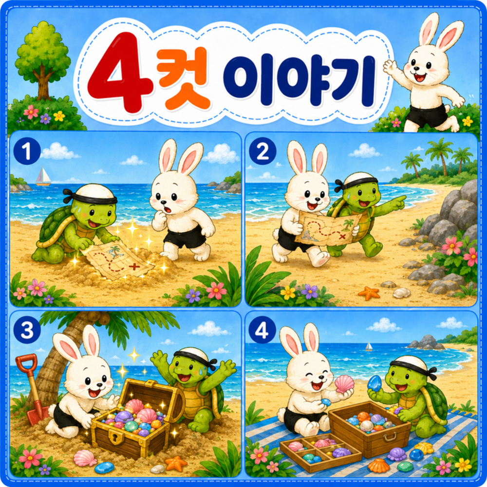4컷 이야기 2와 3 [그릿쌤]