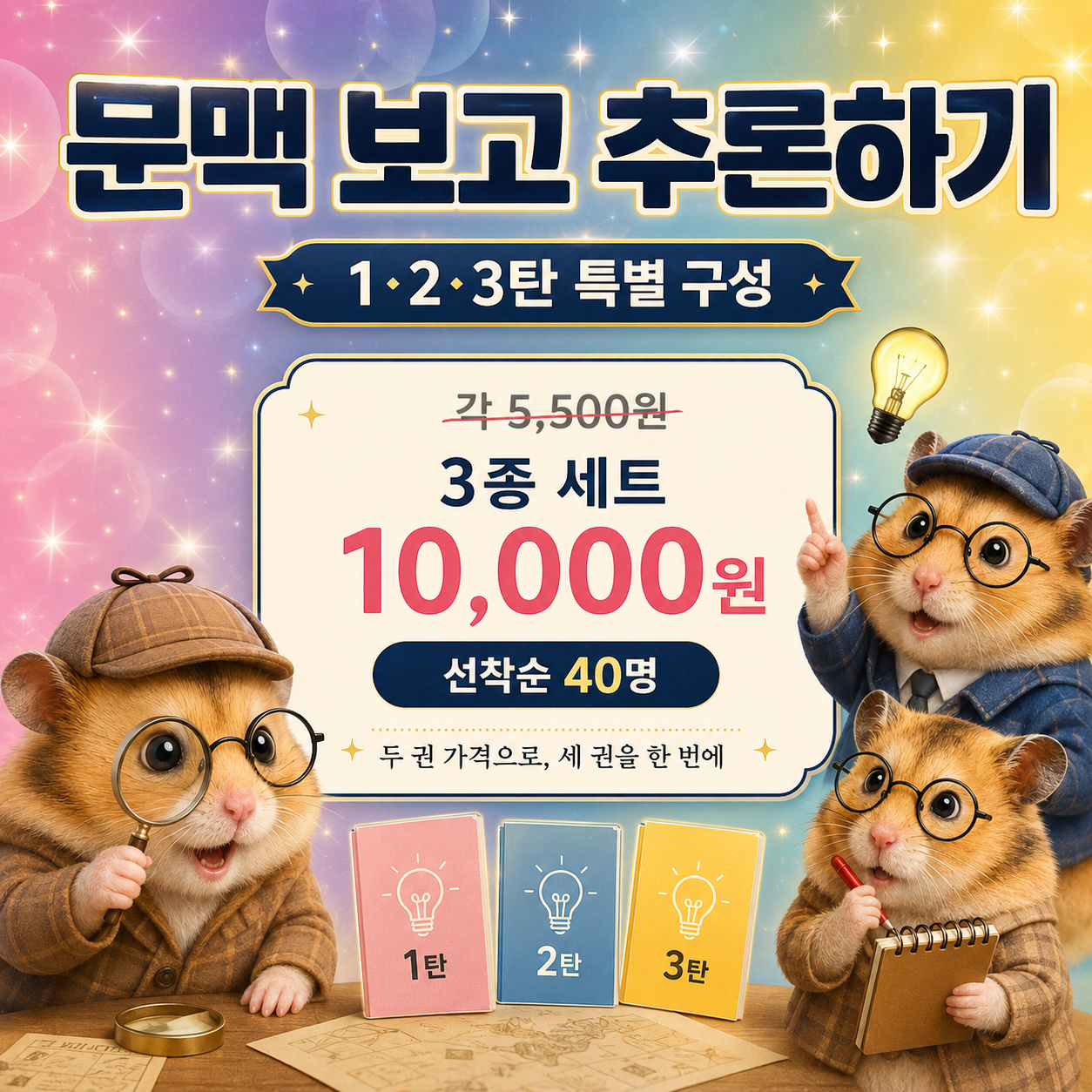 [할인 이벤트] 문맥 보고 추론하기 1~3탄 [쥬쥬쌤]