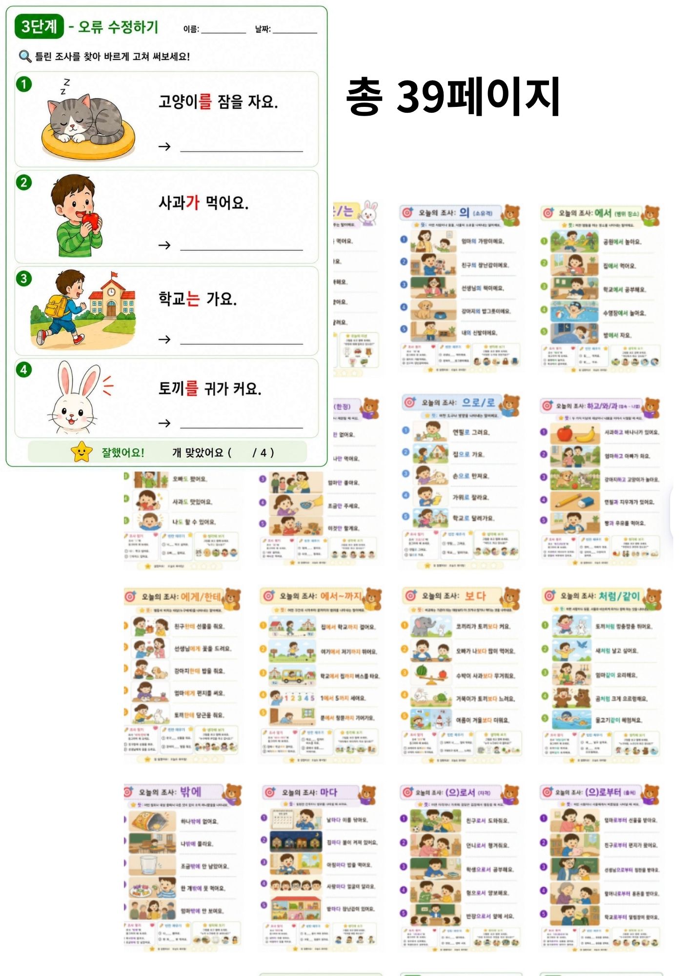가을쌤의 모든 조사 정복하기[가을쌤]