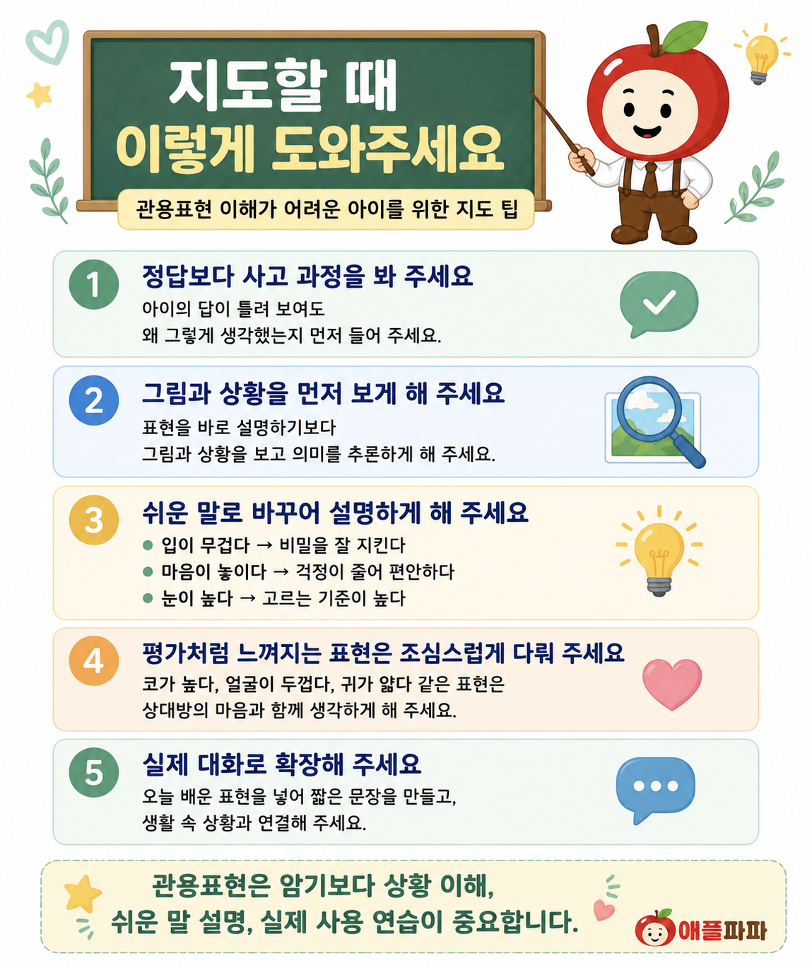 숨은 뜻을 찾아요 관용표현[애플파파]