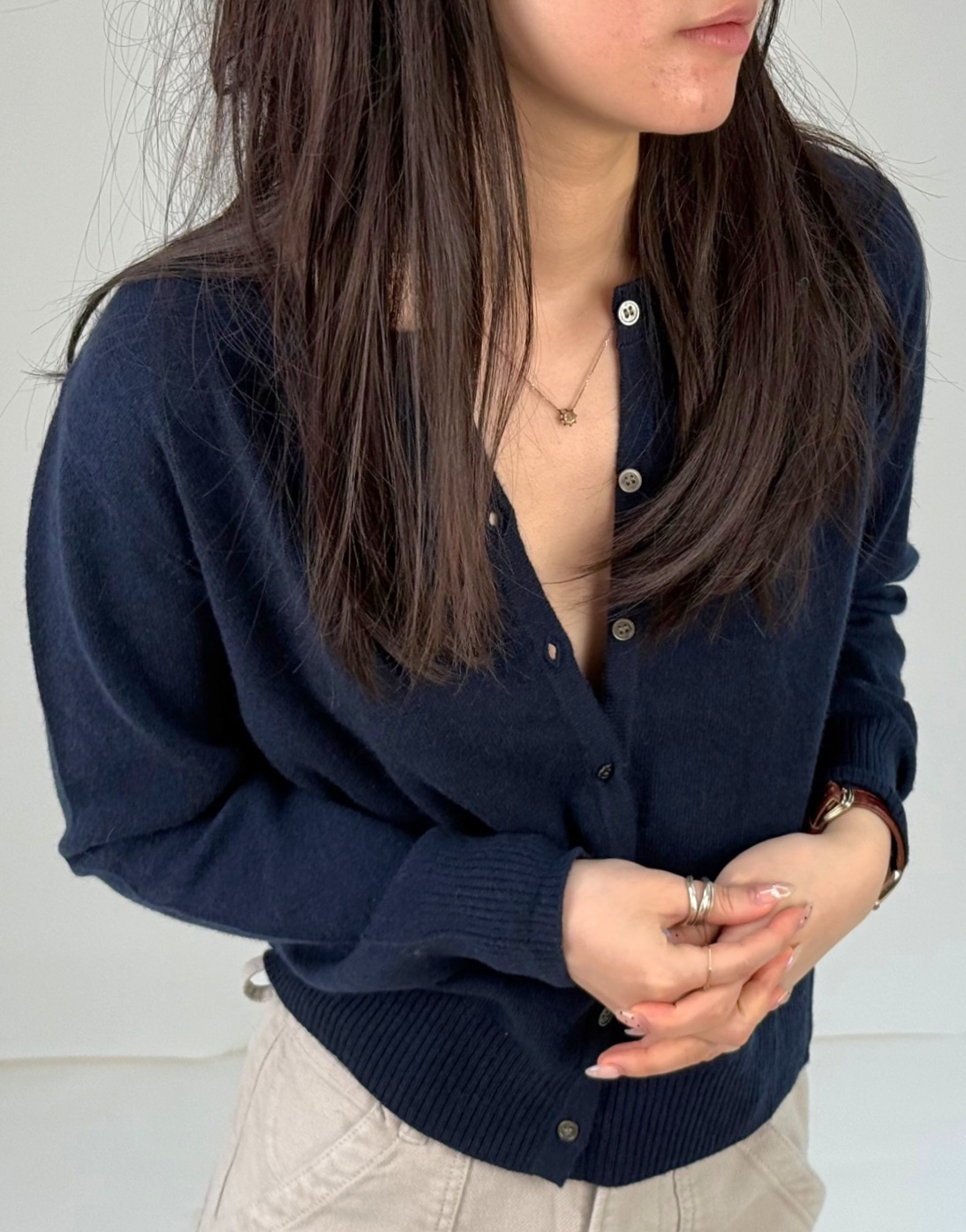 캐시미어가디건