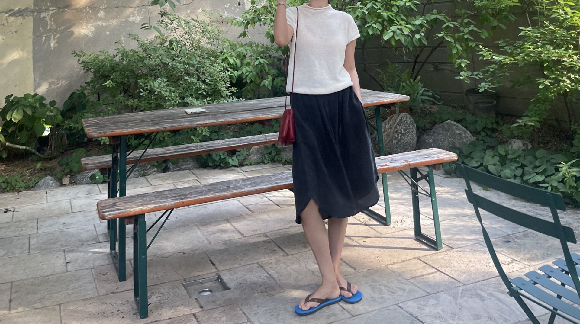 리오셀버뮤다밴딩팬츠