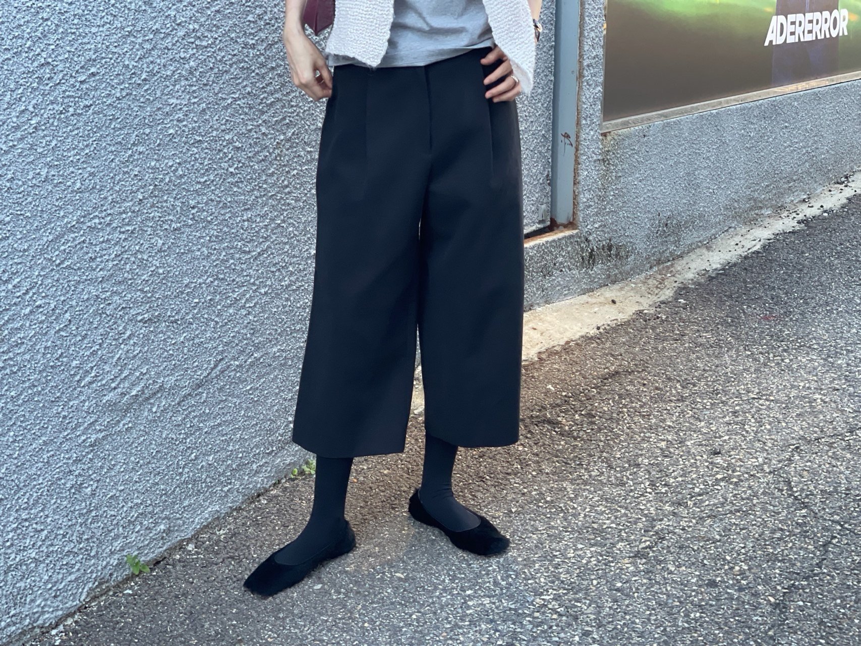 윈턱크롭슬랙스