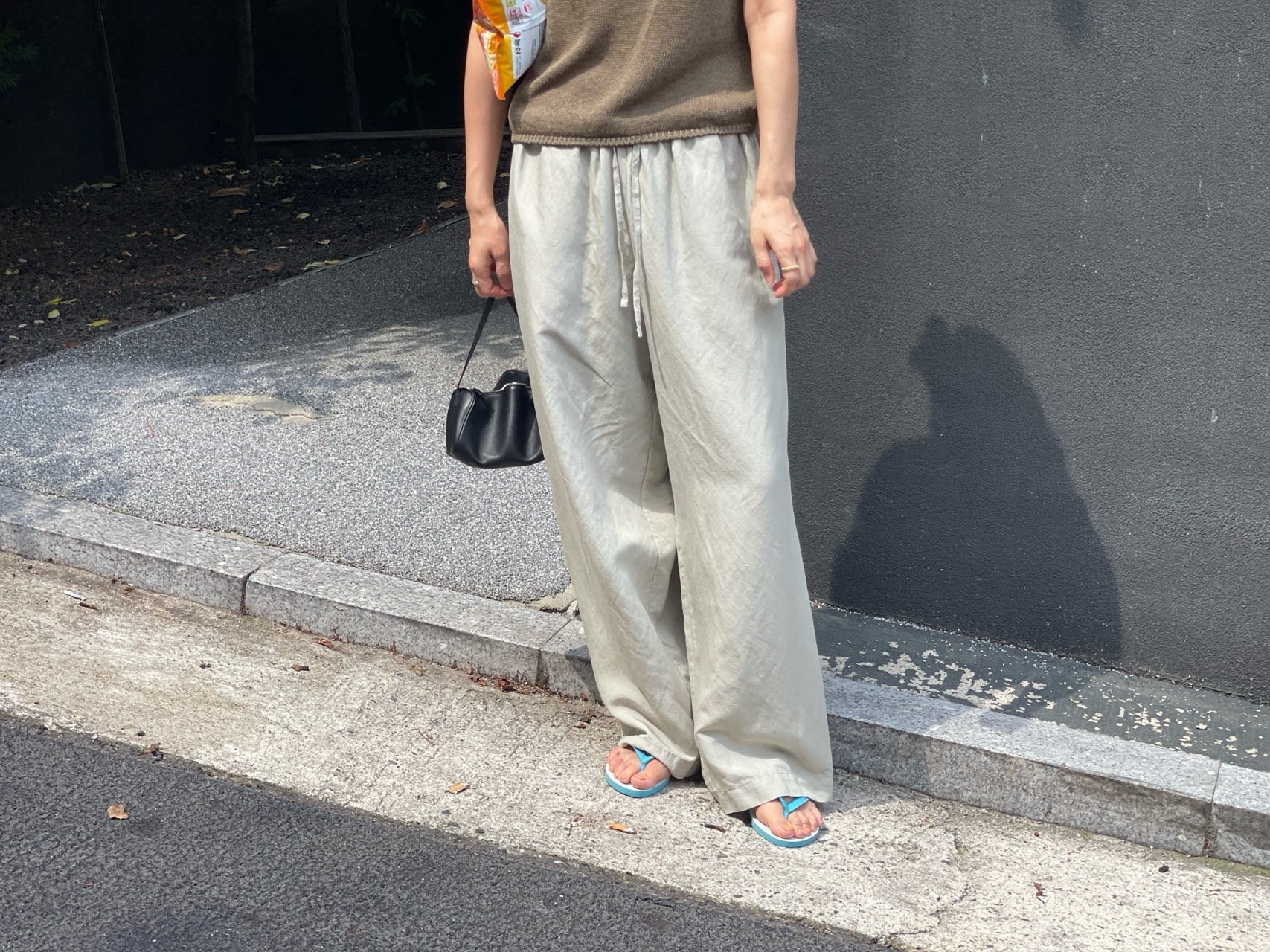 린넨밴딩팬츠