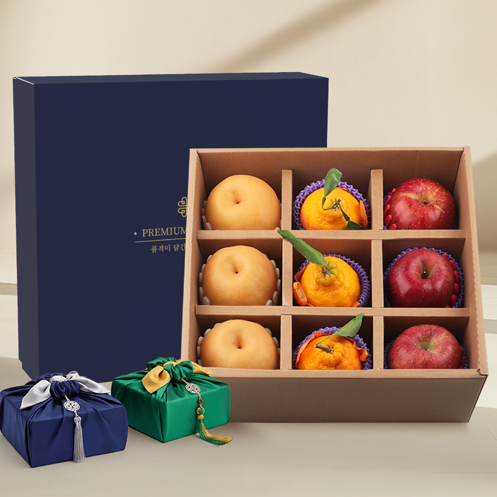 프리미엄 사과 배 한라봉 선물세트 9수 4.2kg내외