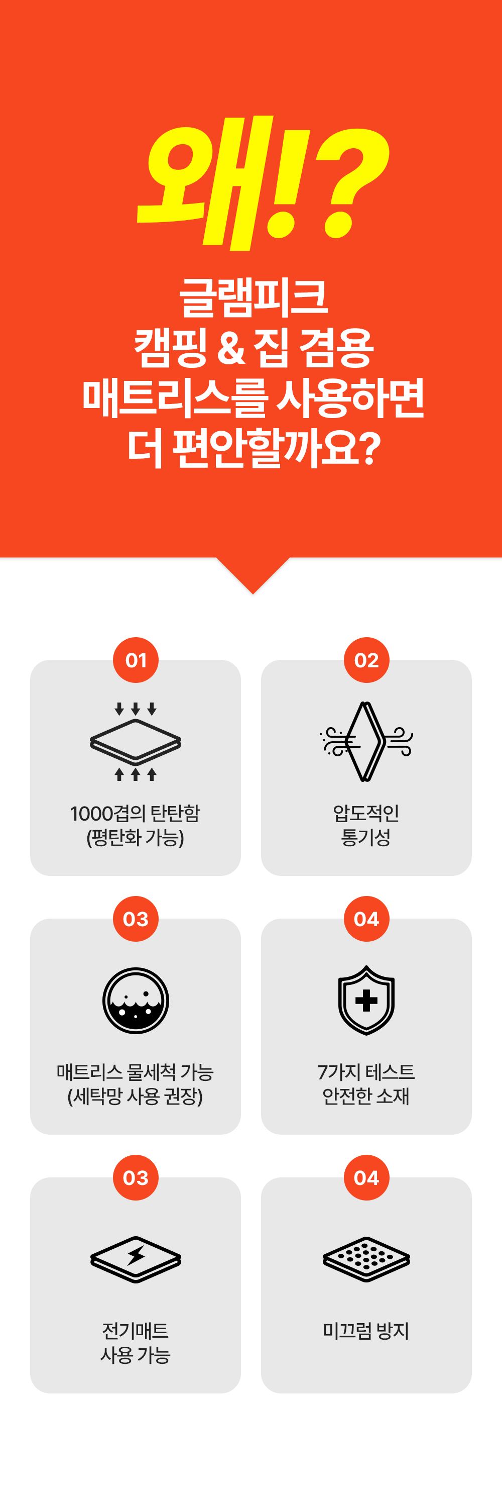 [17차 완판] 에어리온 토퍼 매트리스(차박, 캠핑, 침대, 거실, 손님용, 두툼한 매트리스)