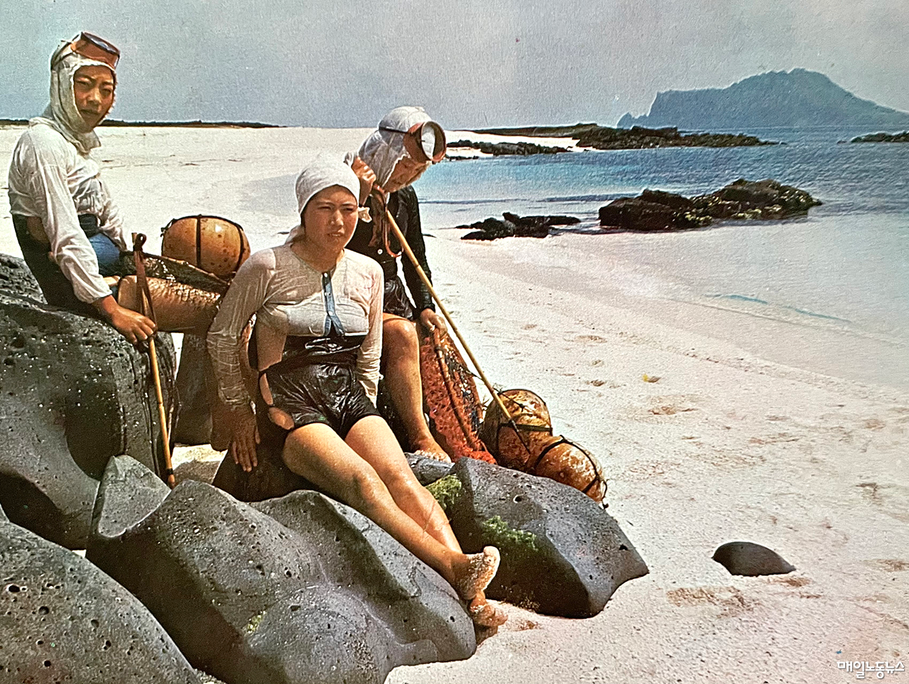 ▲ 1971년 제주해녀의 모습 <셀수스협동조합>