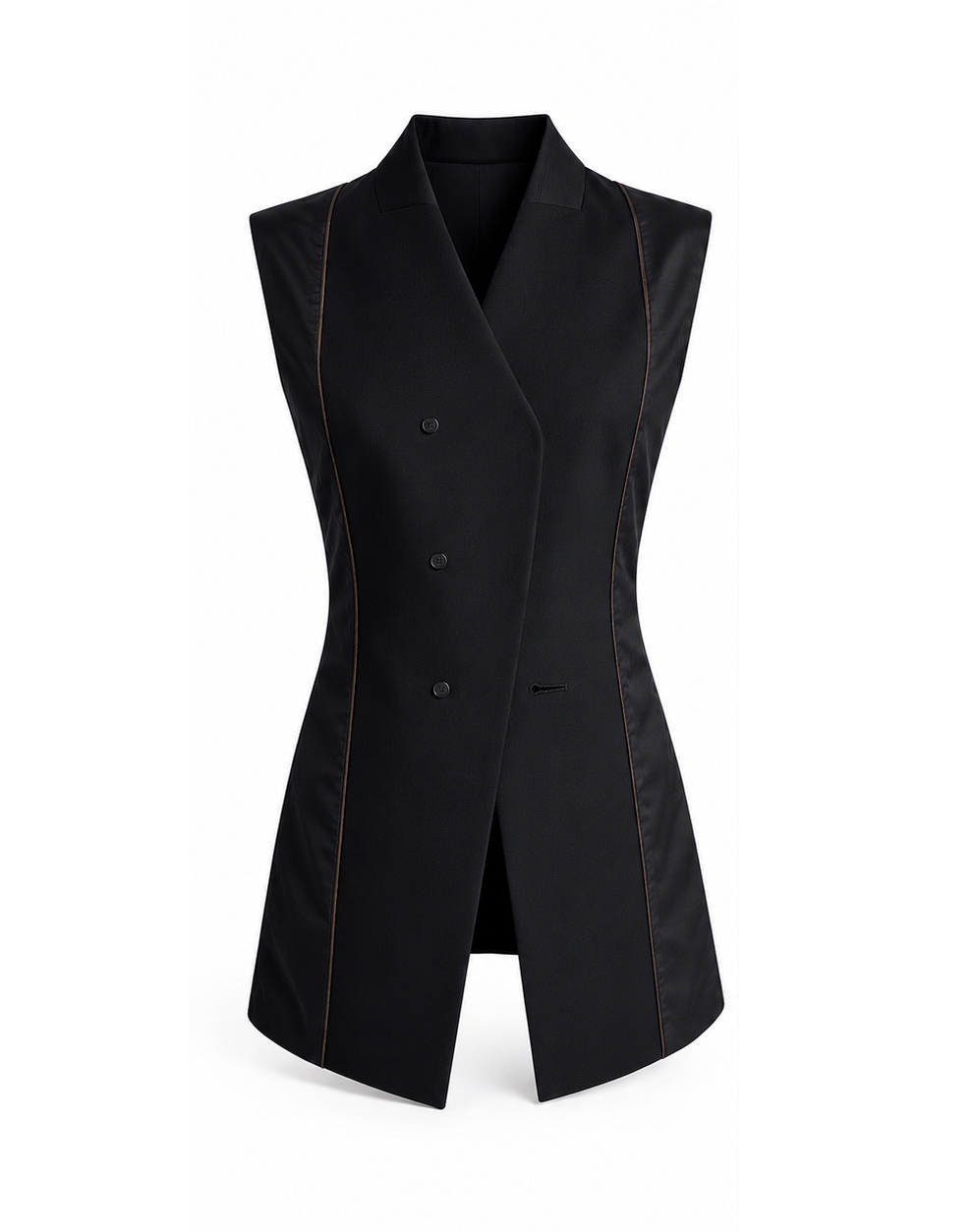 FREHA Noir Tailored Vest