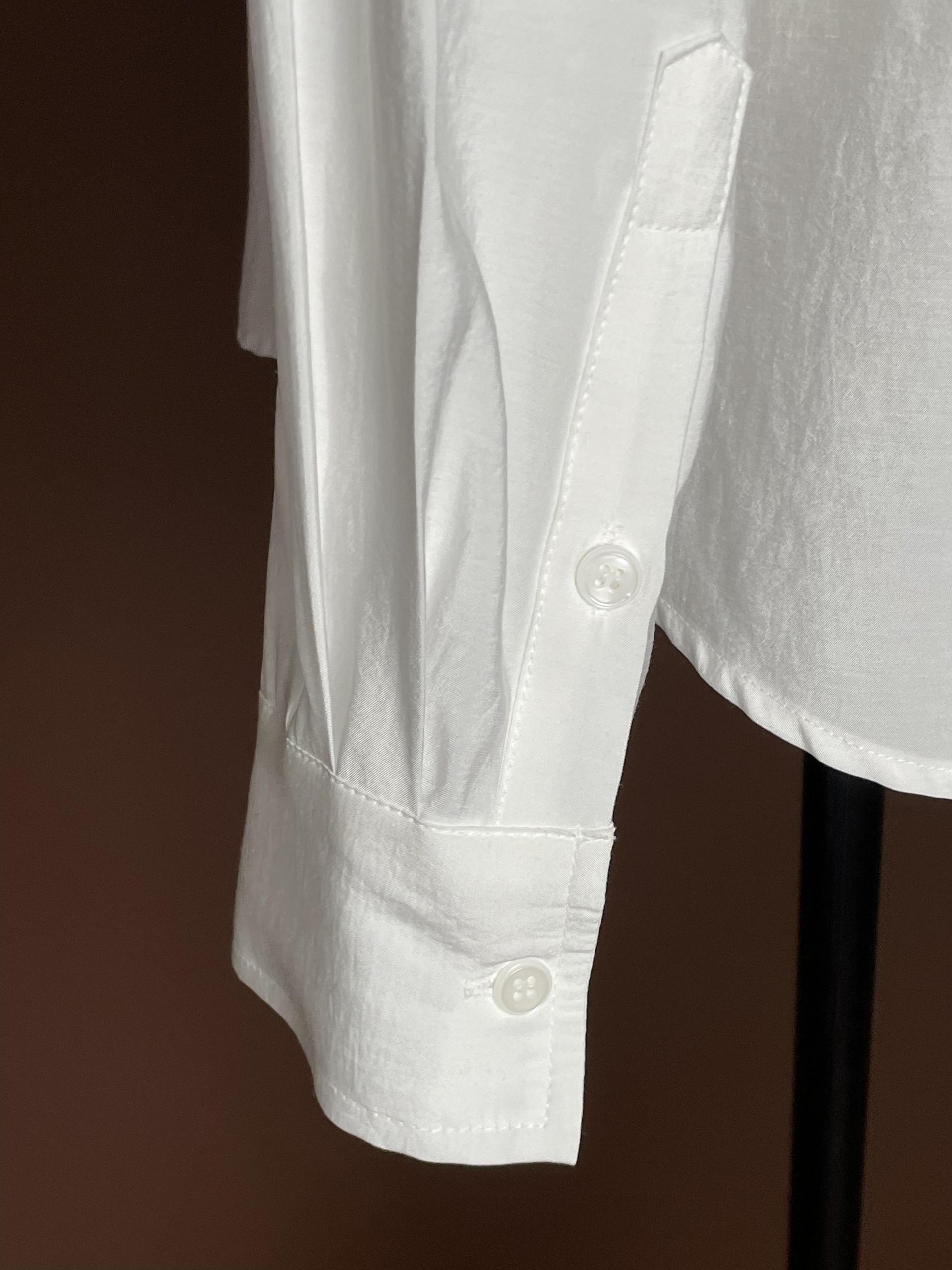 DRAPE COLLAR BLOUSE