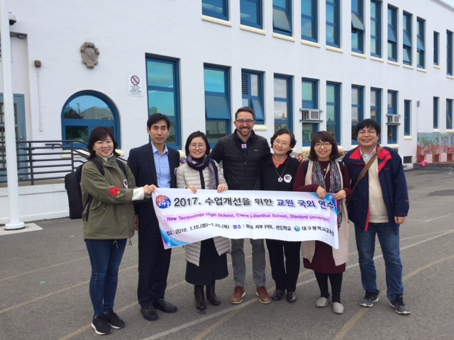 Visitors from Ministry of Education in Daegu