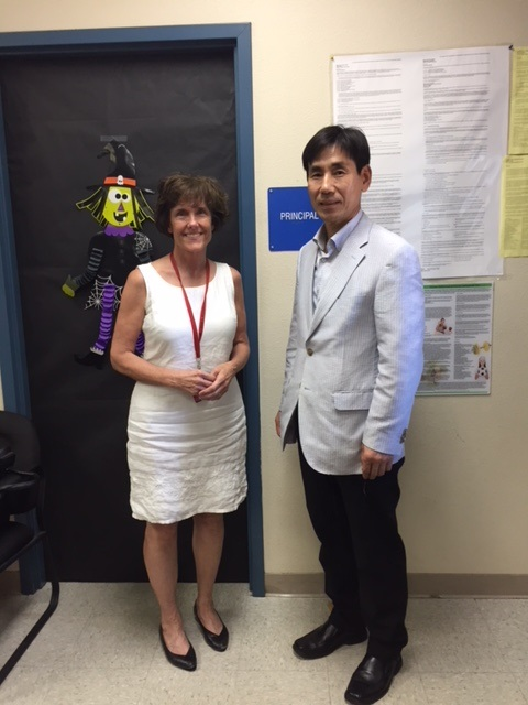Meeting with Principal Ms Palmer from John E Steinbeck Elem.10/24