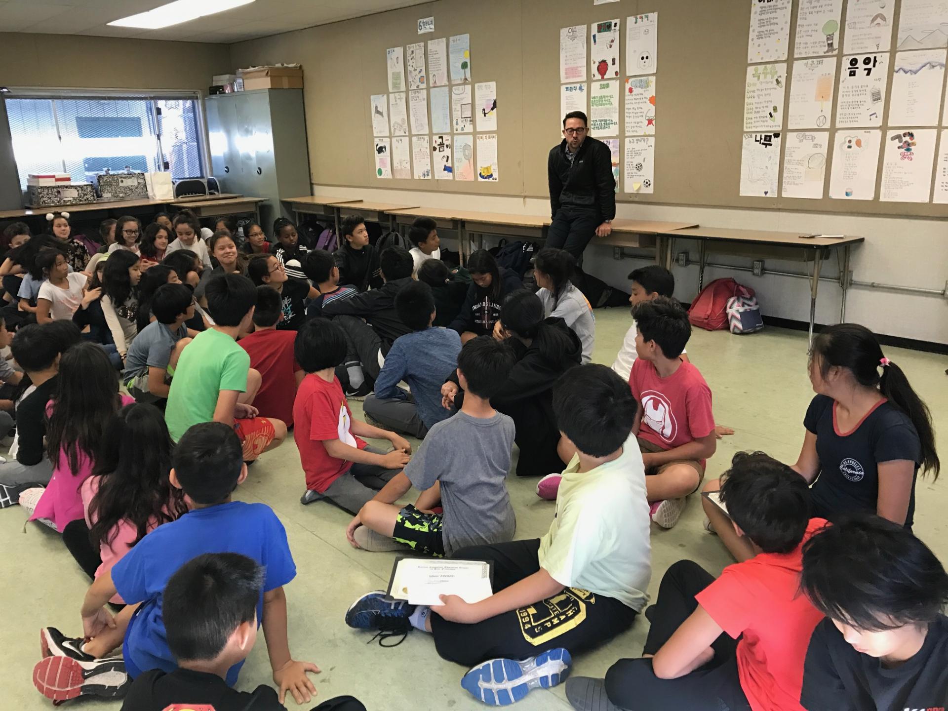 Essay Contest Award at Claire Lilienthal03