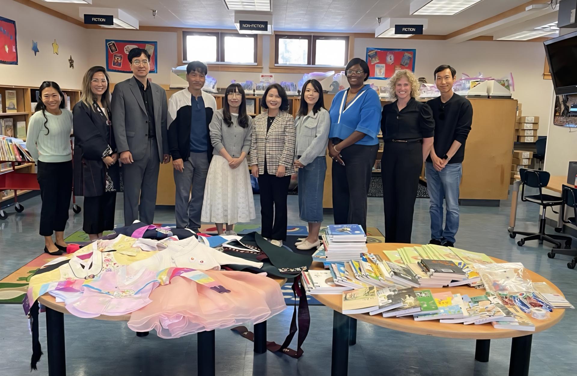 8/21 Visit to Claire Lilienthal Elementary School together with a delegation of vice principals from elementary schools in Daegu