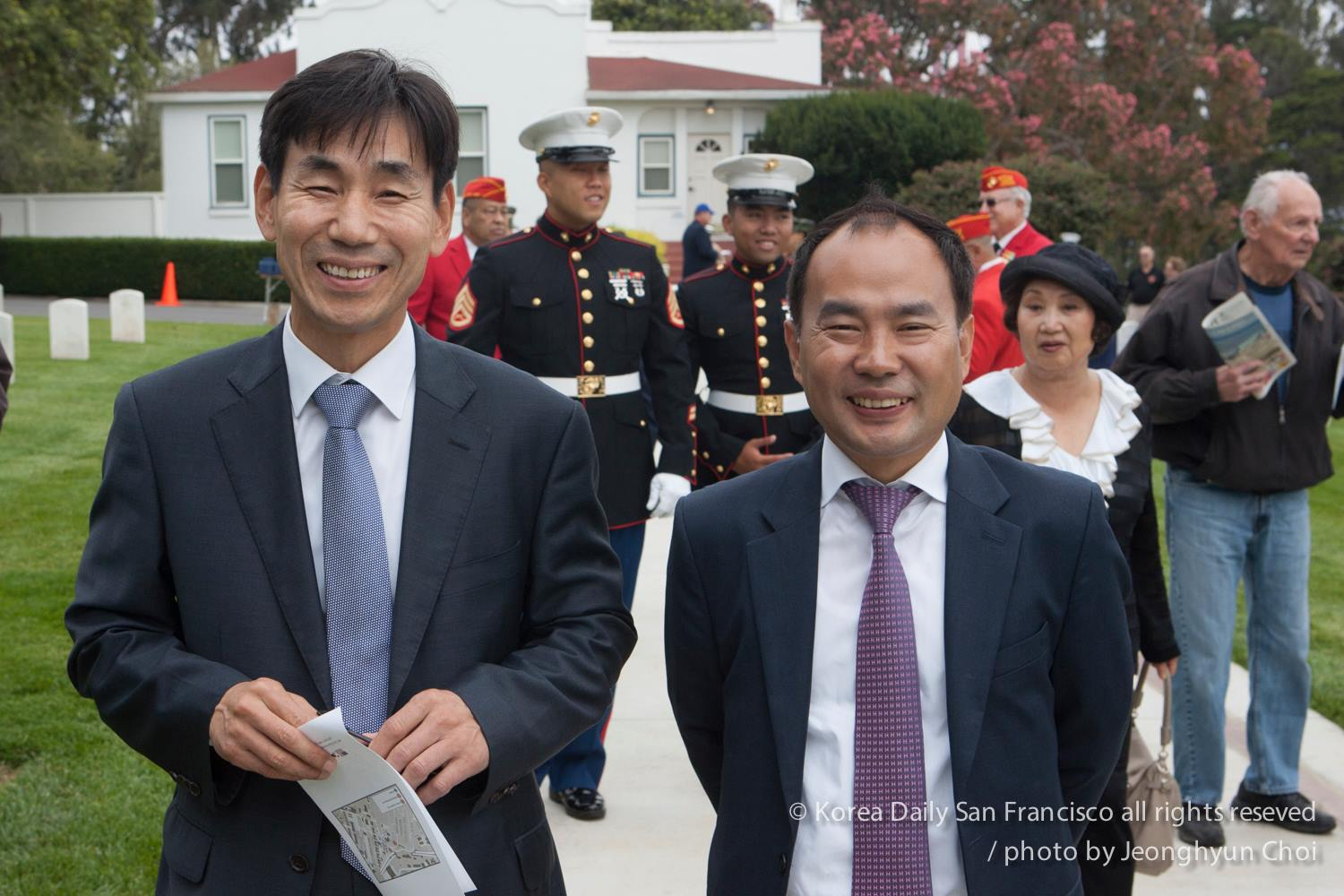 DEDDEDICATION CEREMONY HELD FOR KOREAN WAR MEMORIAL IN SAN FRANCISCO’S PRESIDIO