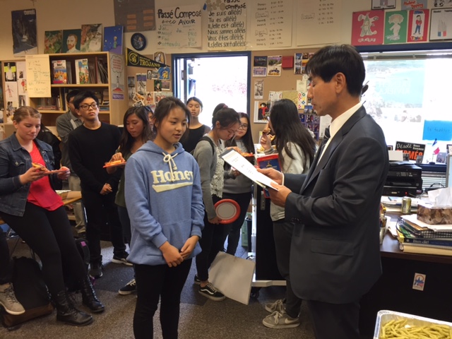 Essay Contest Award at Milpitas High School