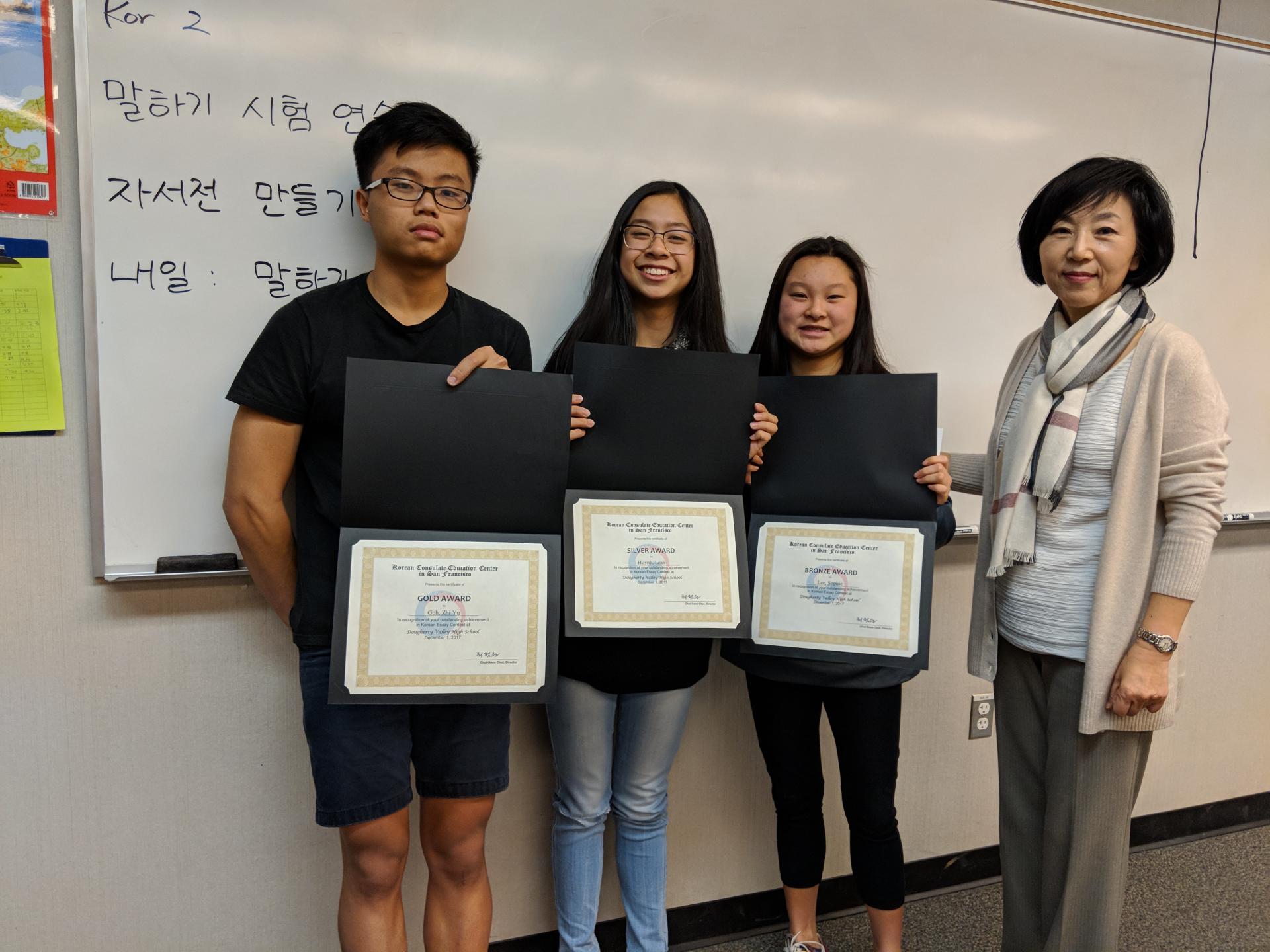Essay Contest at Dougherty Valley High School02