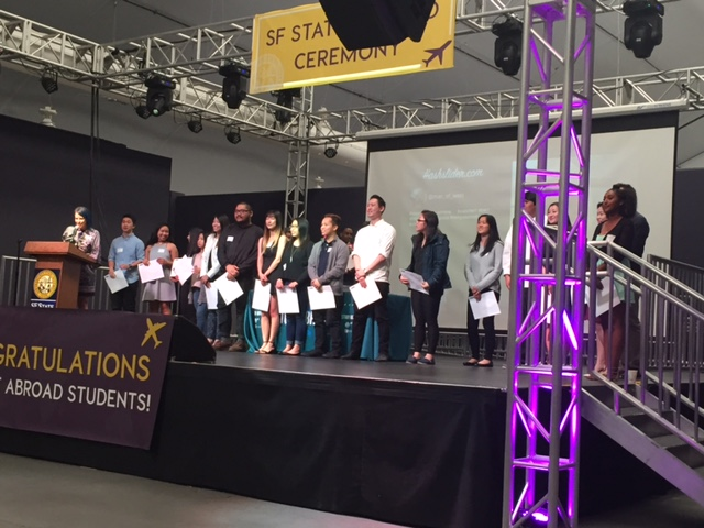 Study Abroad Ceremony at SFSU