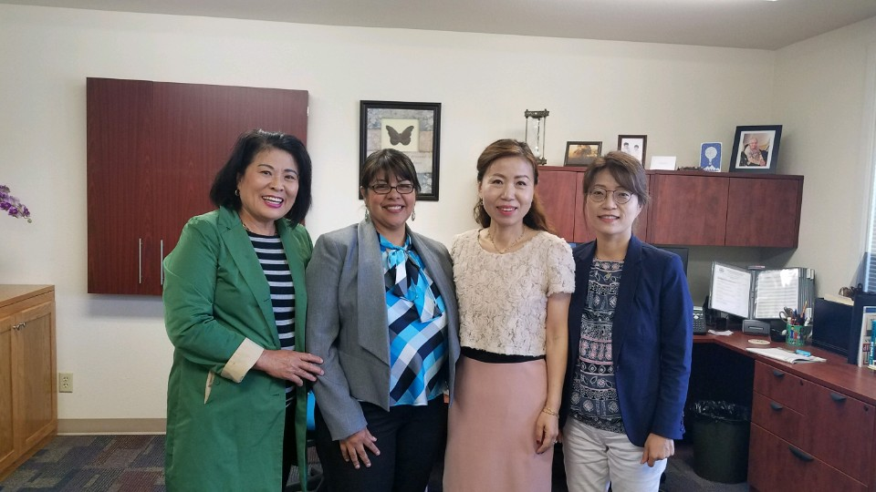 9/25/18: With Superintendent Dr Blanca in Salinas and President Mun Yi
