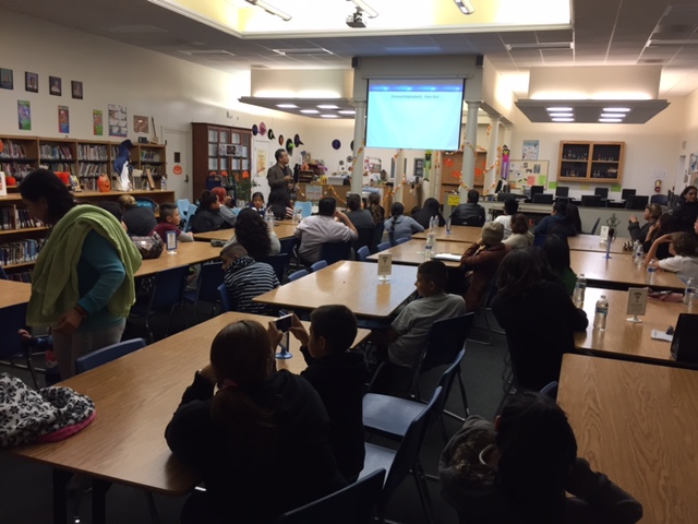 Meeting with parents at Washington Middle School04
