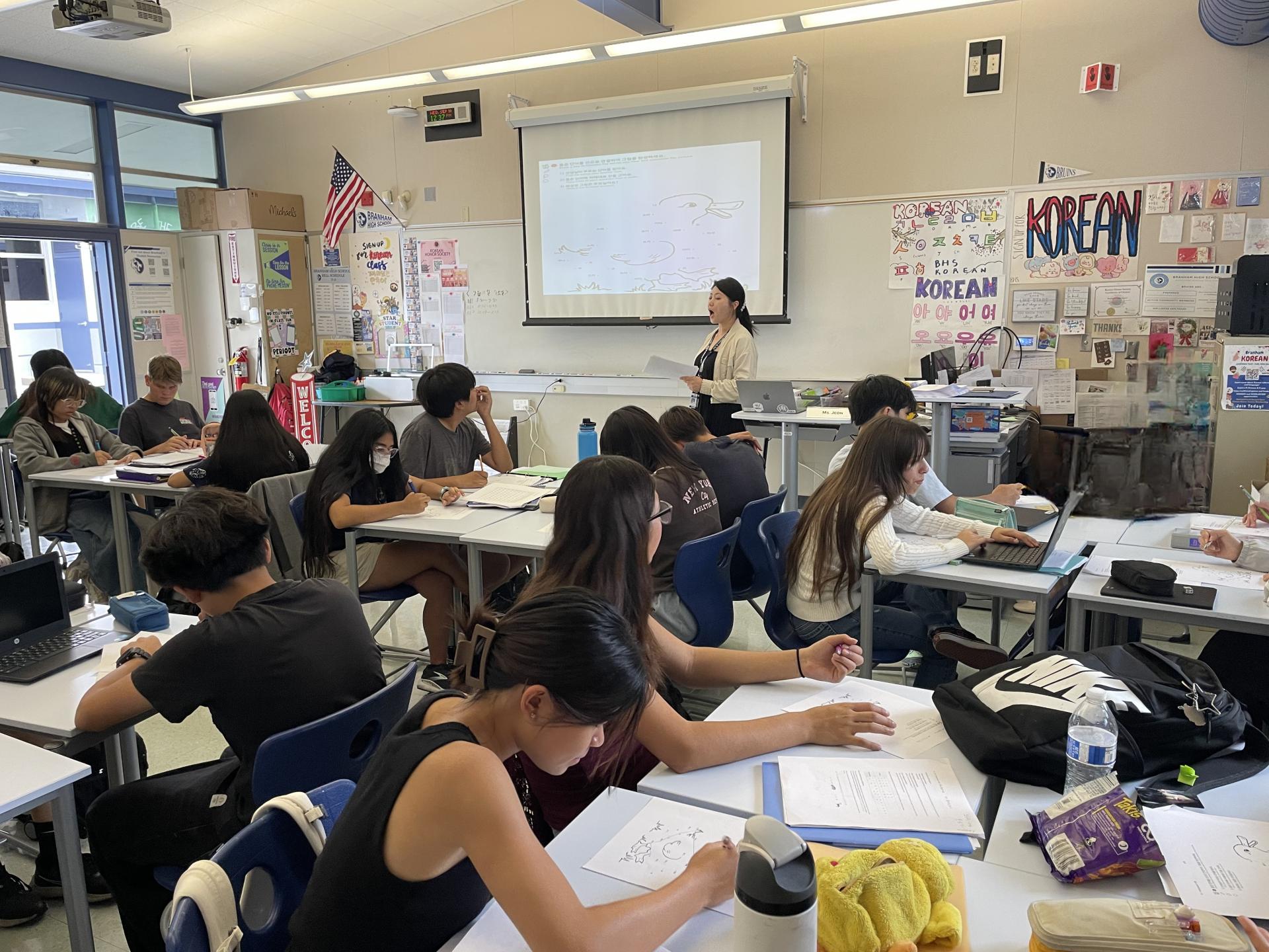 Visit Branham High School and provide a grant01