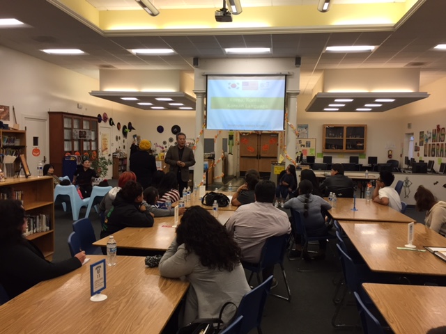 Meeting with parents at Washington Middle School02