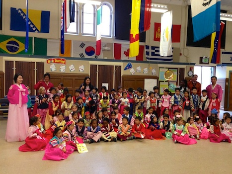 릴리엔탈 초등학교 추석잔치