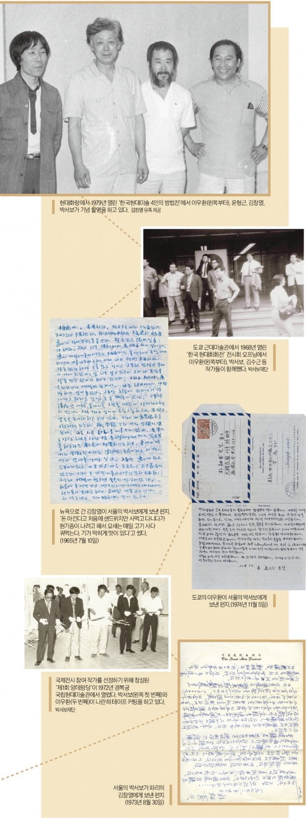 김환기·김창열·박서보·이우환…뉴욕에서 온 '4色 편지'