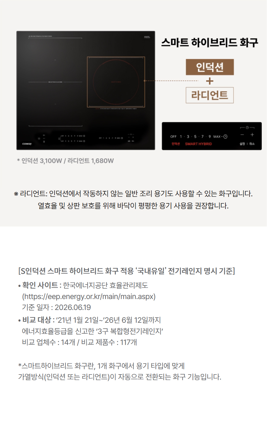 코웨이 S 인덕션 CUP-30KS
