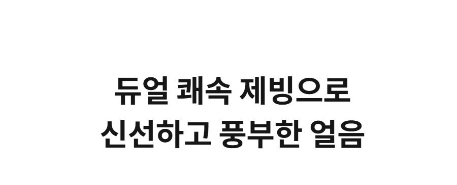 듀얼 쾌속 제빙으로 신선하고 풍부한 얼음