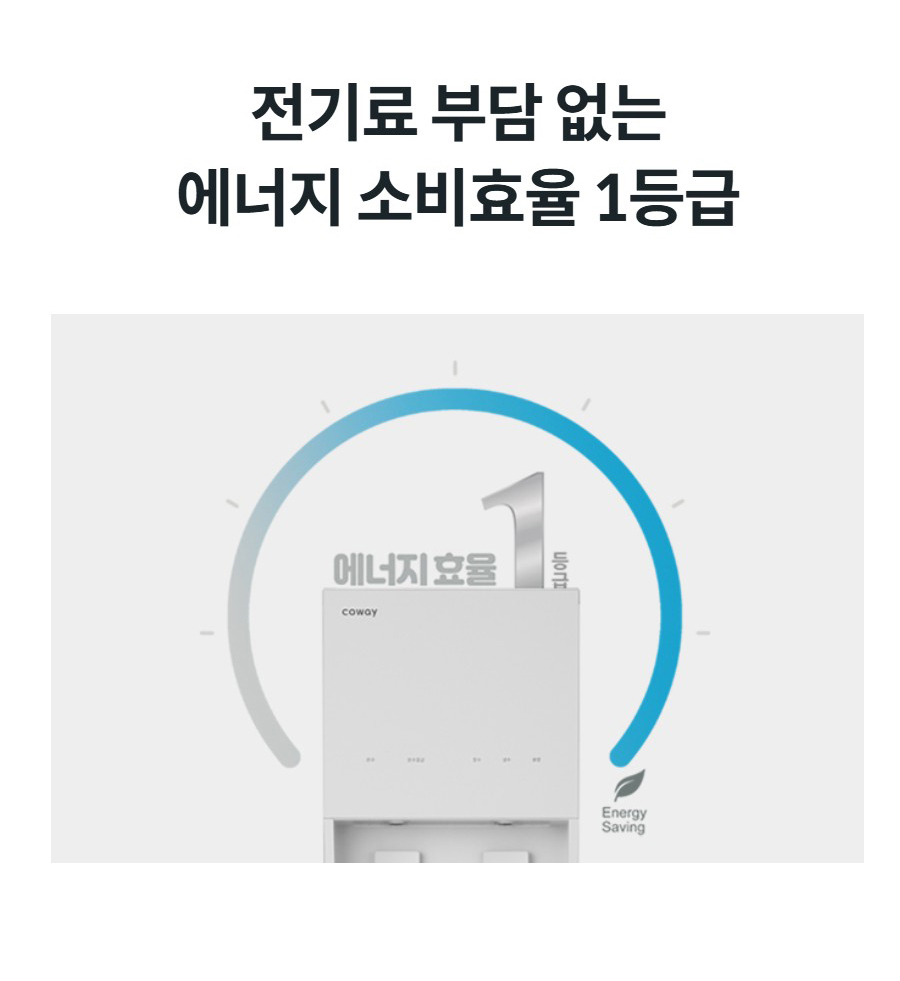 전기료 부담 없는 에너지 소비효율 1등급