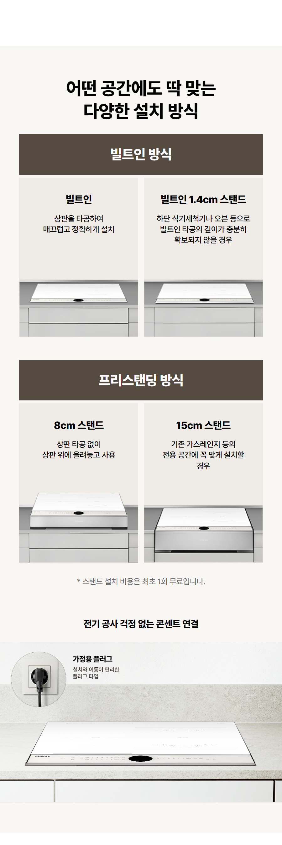 코웨이 W인덕션 프로 CIP-31W(WS/PS/LS/GS)